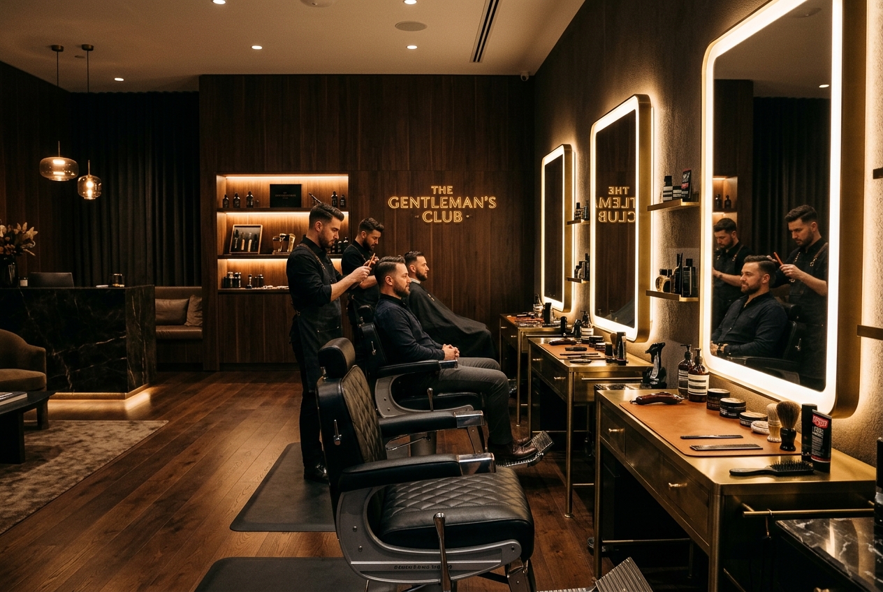 Luxury salon interior